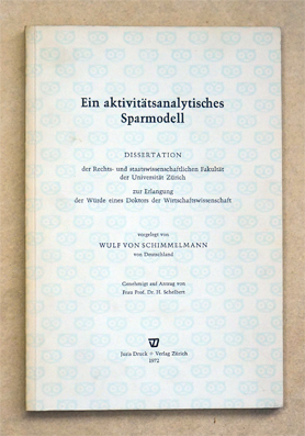 Ein aktivitätsanalytisches Sparmodell