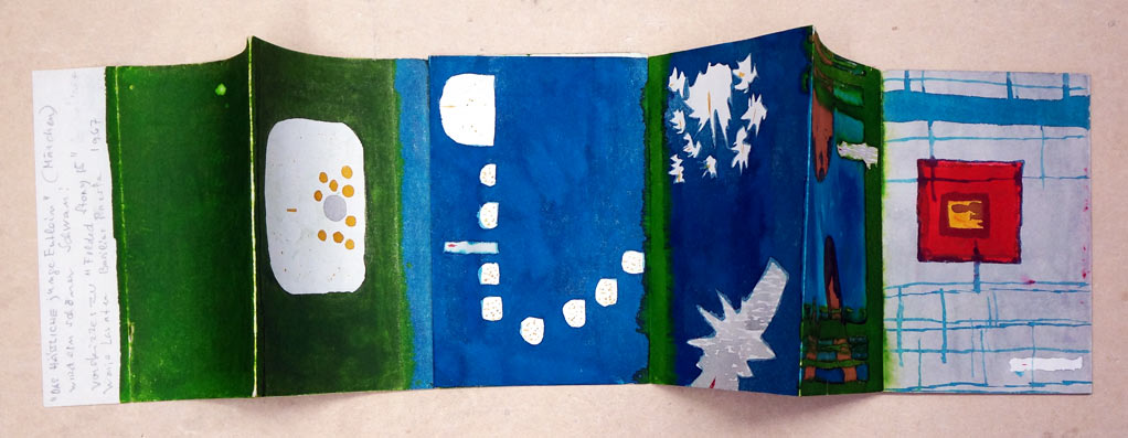 [«Vorskizze» zu «Das hässliche junge Entlein» (Unikat; Aquarell auf Büttenpapier)]