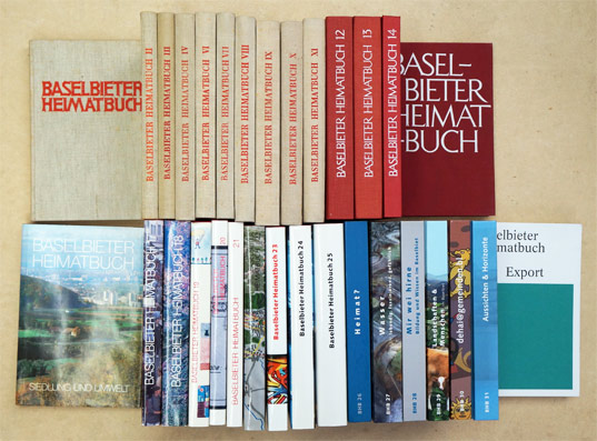 Baselbieter Heimatbuch: Bd.1 - 32 (ohne Bd. 5 in 31 Bdn.)
