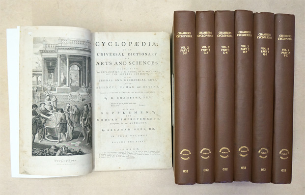 Cyclopaedia, or, an universal dictionary of arts and sciencesContaining an explanation of the terms, and an account of the several subjects, in the liberal and mechanical arts, and the sciences, human and divine. Intended as a Course of Ancient and Moder