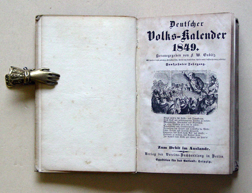 Deutscher Volks-Kalender 1849