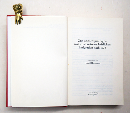 Zur deutschsprachigen wirtschaftswissenschaftlichen Emigration nach 1933