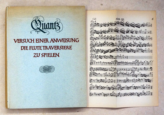Versuch einer Anweisung die flute traversière zu spielen; mit verschiedenen, zur Beförderung des guten Geschmackes in der praktischen Musik dienlichen Anmerkungen begleitet, und mit Exempeln erläutert