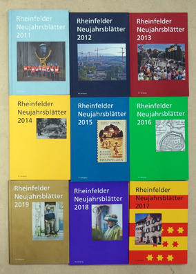 Rheinfelder Neujahrsblätter 2011 (Jg. 67) - 2019 (Jg. 75). (9 Bde.)