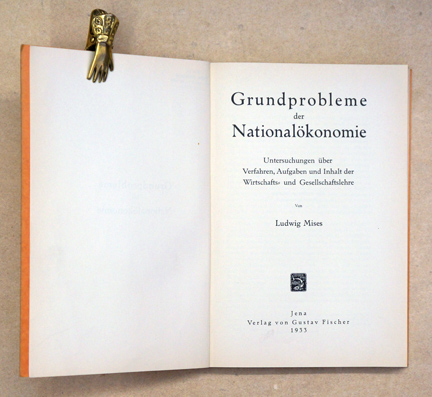 Grundprobleme der Nationalökonomie