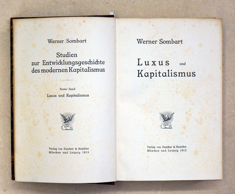 Studien zur Entwicklungsgeschichte des modernen Kapitalismus