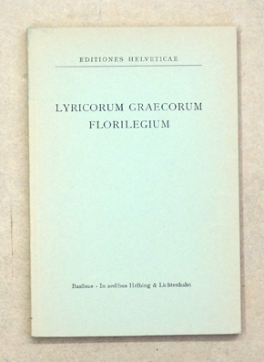 Lyricorum graecorum florilegium