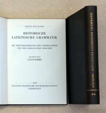 Historische lateinische Grammatik