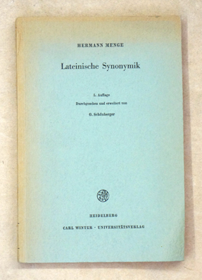 Lateinische Synonymik
