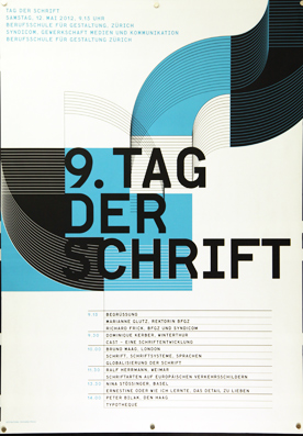 Plakat - 9. Tag der Schrift