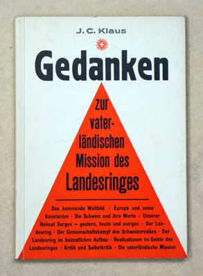 Gedanken zur vaterländischen Mission des Landesringes