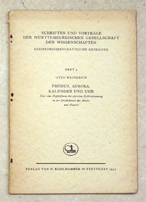 Phöbus, Aurora, Kalender und Uhr