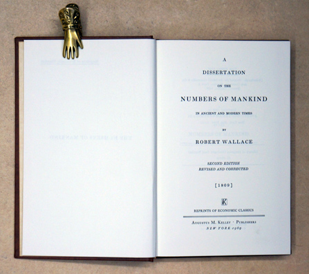A Dissertation on the Numbers of Mankind in Ancient and Modern Times