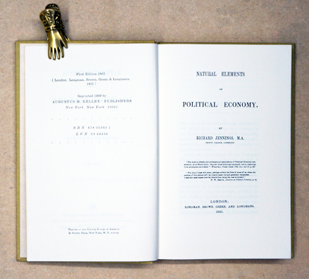 Natural Elements of Political Economy