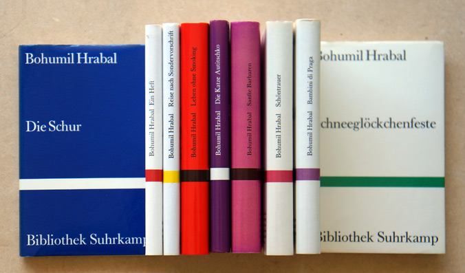 [Konvolut von 9 Bibliothek-Suhrkamp-Bänden]
