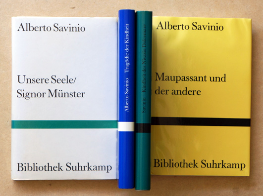 [Konvolut von 4 Bibliothek-Suhrkamp-Bänden]
