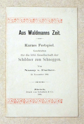 Aus Waldmanns Zeit