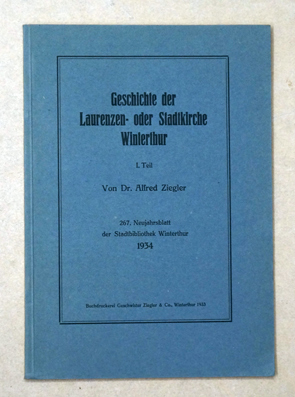 Geschichte der Laurenzen- oder Stadtkirche Winterthur