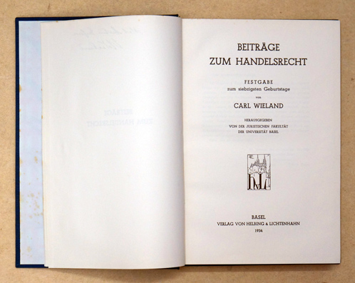 Beiträge zum Handelsrecht