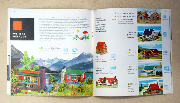 Jahreskatalog 1963/64 mit allen Modellen und Artikeln des Hauses Faller