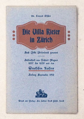 Die Villa Rieter in Zürich, auch Villa Wesendonck genannt