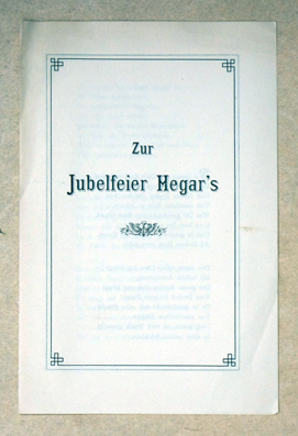 Zur Jubelfeier Hegar’s