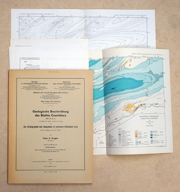 Geologische Beschreibung des Blattes Courtelary: S.A. Blatt 118, Gebiet nördlich der Suze und Zur Stratigraphie des Sequanien im zentralen Schweizer Jura.