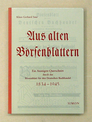 Aus alten Börsenblättern