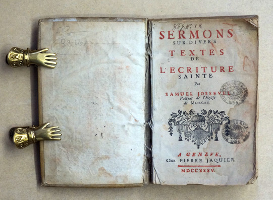 Sermons sur divers textes de l'Ecriture sainte