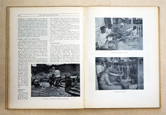 De Indische Bodem. Met 2 gekleurde kaarten en 3 gekleurde platen buiten den tekst en 327 illustraties in den tekst