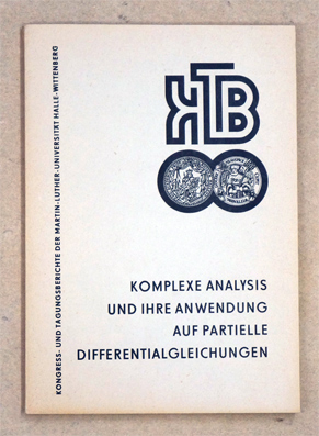 Komplexe Analysis und ihre Anwendung aus partielle Diffentialgleichungen.