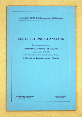 Contributions to Analysis