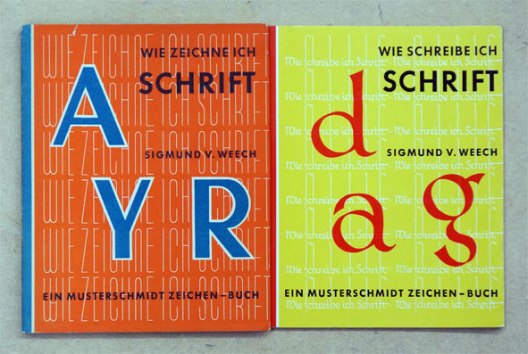Wie schreibe ich Schrift. Wie zeichne ich Schrift (2 Bde.)