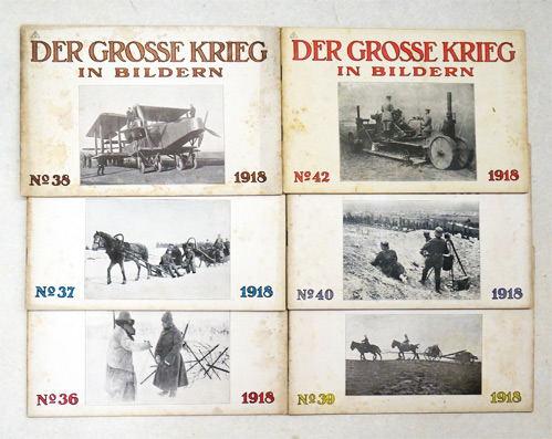 Der grosse Krieg in Bildern Hefte 36-40, 41 (6 Hefte)
