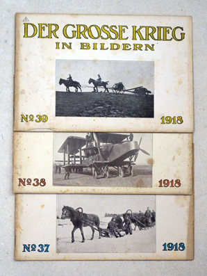 Der grosse Krieg in Bildern Hefte 37-39 (3 Hefte)