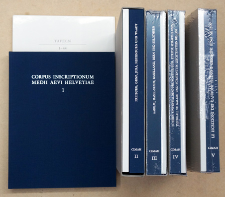 Corpus inscriptionum medii aevi Helvetiae. Die frühchristlichen und mittelalterlichen Inschriften der Schweiz(5 Bde. compl.)