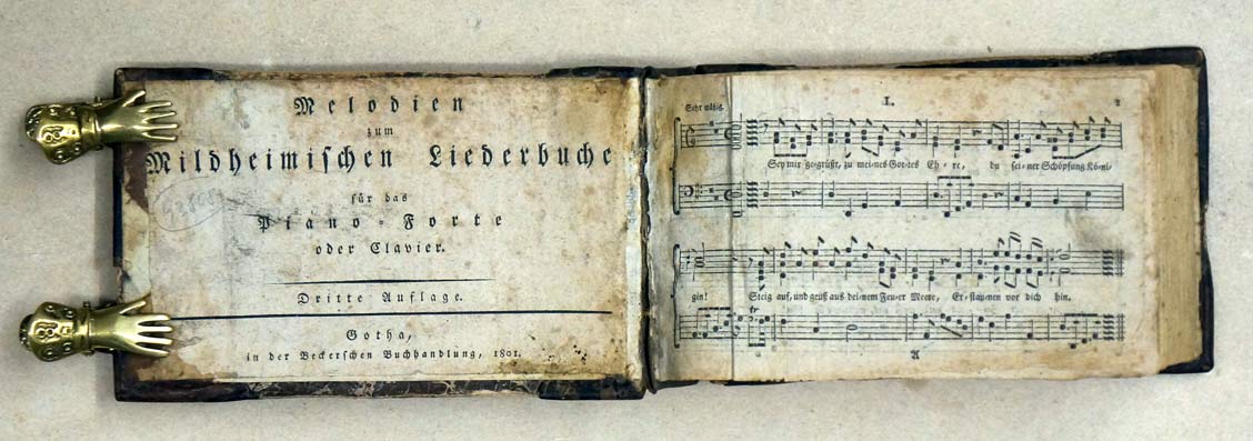 Melodien zum wildheimischen Liederbuche für das Piano forte oder Clavier.