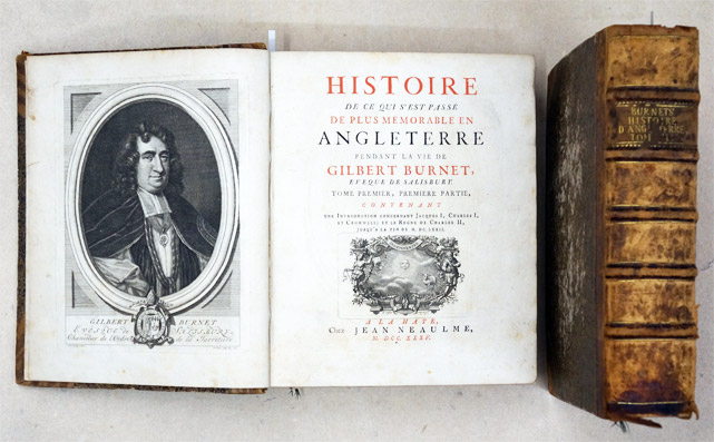 Histoire de ce qui s'est passe de plus memorable en Angleterre pendant la vie de Gilbert Burnet. (4 Bde., in 2, compl.)