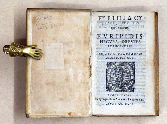 Euripidis Hecuba, Orestes et Phoenissae in usum scholarum Societ. Iesu