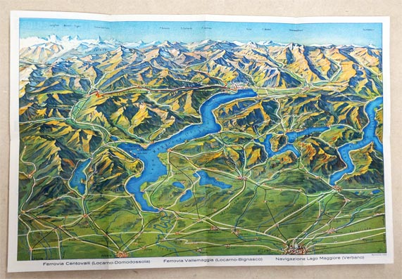 La via breve e piu pittoresca dalla Svizzera Centrale e Romanda al Lago Maggiore, attraversa l Centovalli