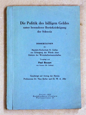 Die Politik des billigen Geldes unter besonderer Berücksichtigung der Schweiz.