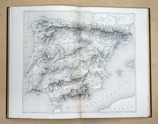 Atlas de l'histoire du Consulat et de l'Empire dressé et dessiné sous la direction de M. Thiers; par MM. A Dufour et Duvotenay ; gravé sur acier par Dyonnet.