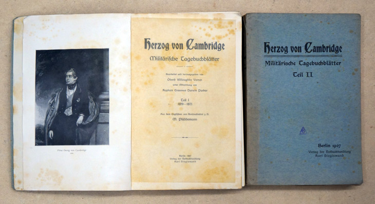 Militärische Tagebuchblätter. Zweiteilige Ausgabe. Bd. 1: 1819 1871. Bd. 2: 1871 1904