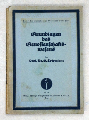 Grundlagen des Genossenschaftswesens.