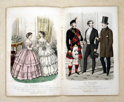 Le Follet - Courrier des salons. Journal des modes, de la Literature, des Arts et des Théatre.