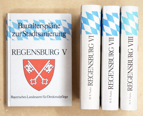 Baualterspläne zur Stadtsanierung Regensburg V - VIII (4 Bde.)