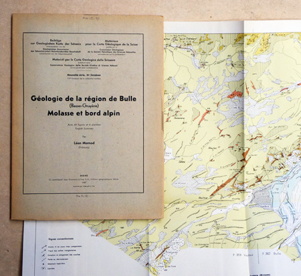 Géologie de la région de Bulle (Basse-Gruyère) Molasse et bord alpin.