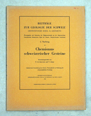 Chemismus schweizerischer Gesteine. 2. Nachtrag.