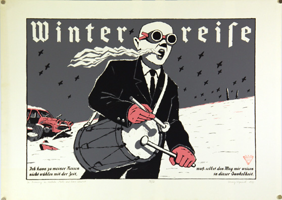 Plakat - Winterreise (In Erinnerung an Wilhlem Müller und Franz Schubert)