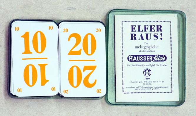 Elfer raus! Das meistgespielte all der schönen Husser Spiler . Ein Familien-Karten Spiel für Kinder